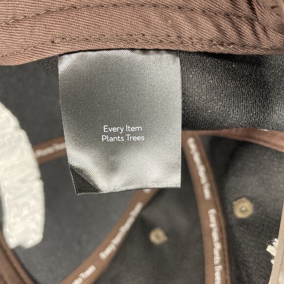 NWT Tentree Vintage‎ Elevation Hat Tentree Logo Embroidery Brown/White SnapBack - Picture 9 of 10
